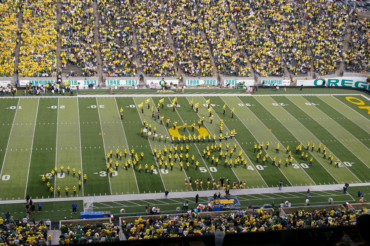 oregon band pregame1