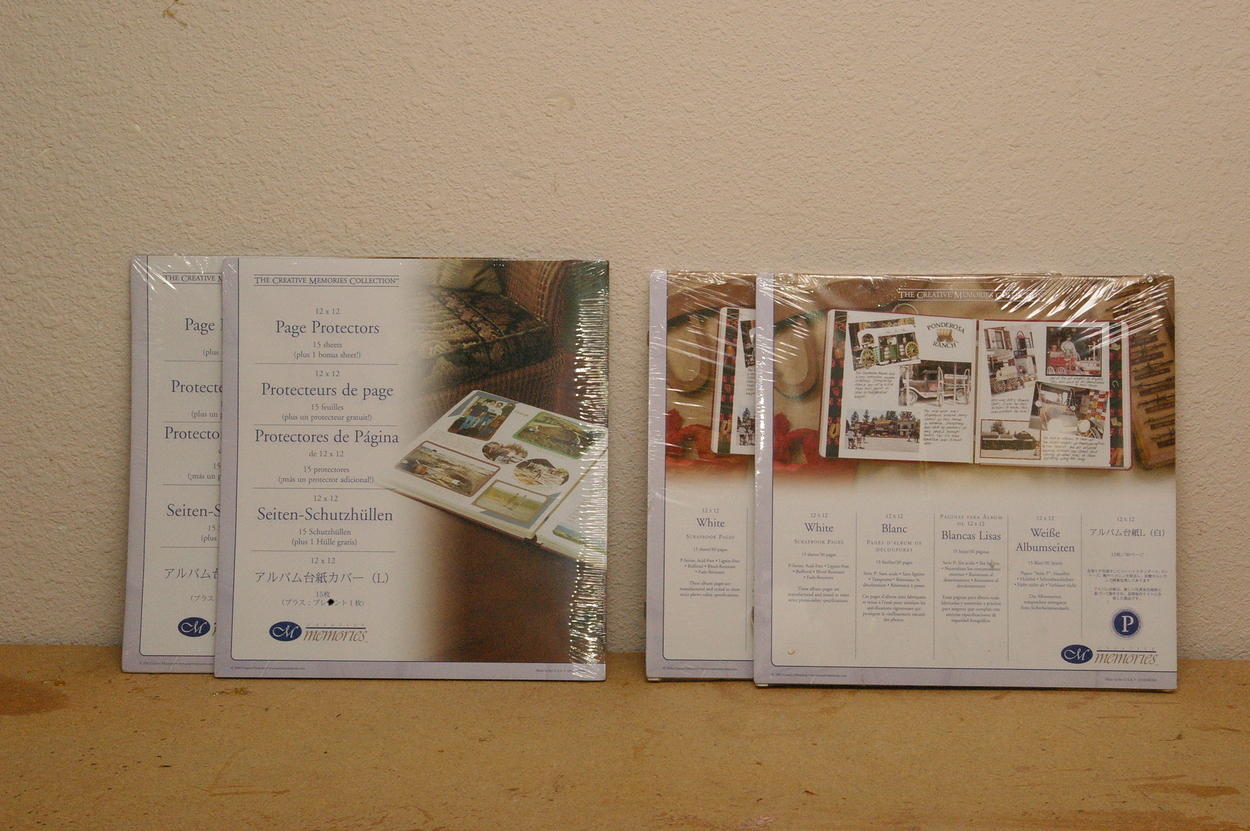 Creative Memories album sheets and sheet protectors
$5 each