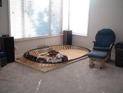 Complete setup with tree